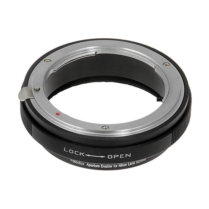 Aperture Control 52mm Filter Adapter for Nikon G/DX Lens in Reverse Mount for Macro Photography