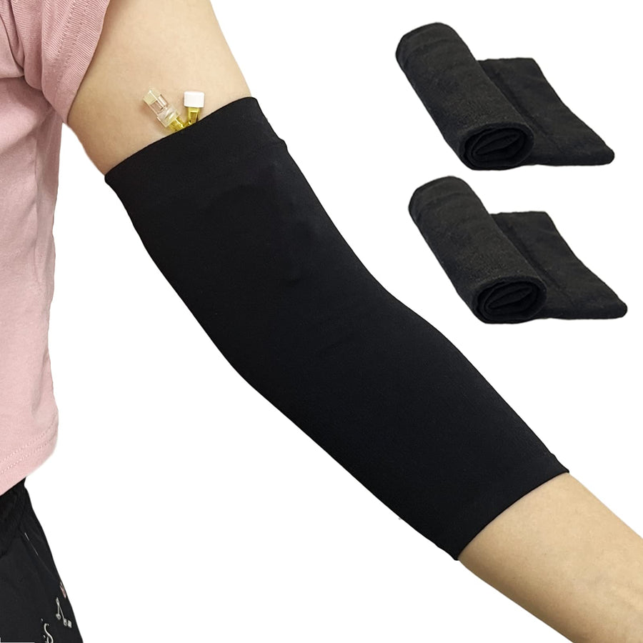PICC Cover Protetcor 2 PCS, Breathable Arm Nursing Cast Cover Supplies for Arm Circumference 9-14