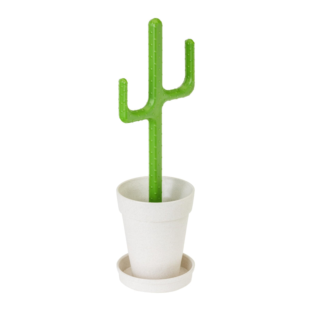 Cactus Toilet Brush Set, Toilet Bowl Cleaner with Cactus-Shaped Handle, Planter Base and Saucer for Bathroom Accessories and Cleaning Must Haves