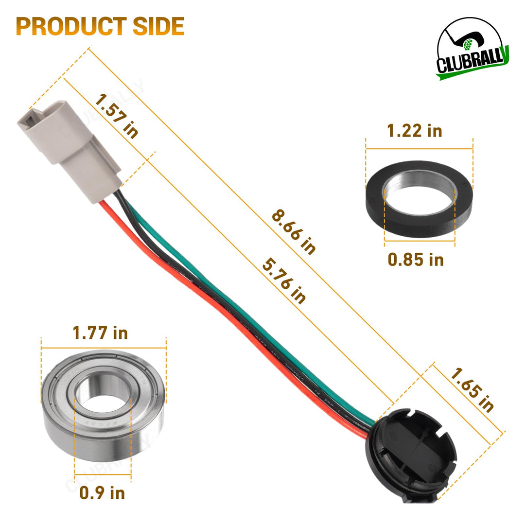 Club Car Speed Sensor and GE Magnet Golf Cart DS IQ & Precedent with GE Motor Only, OEM#102265601
