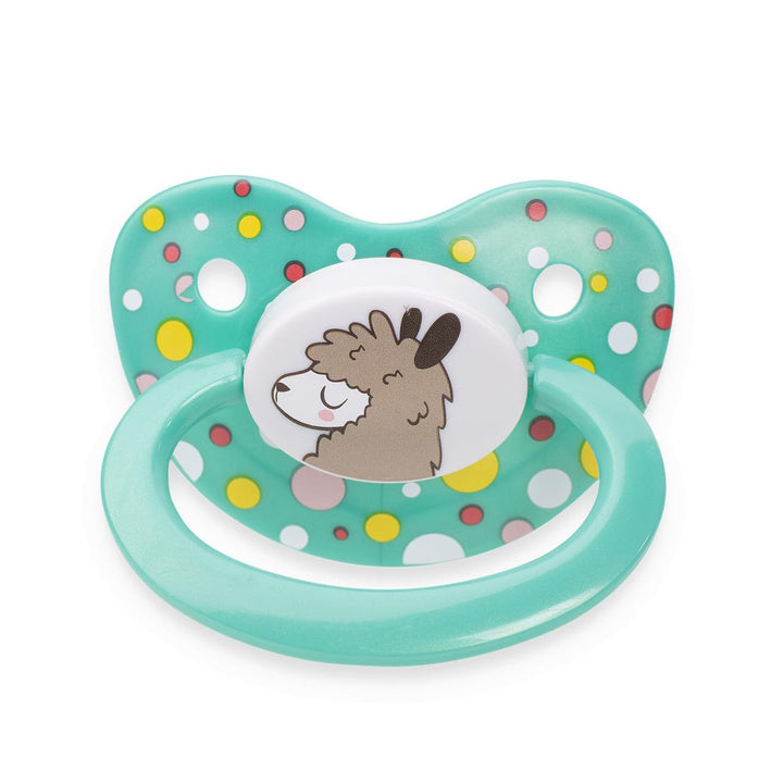 -Alpaca - Adult Pacifier with Lanyard and Clip (2 Pack)