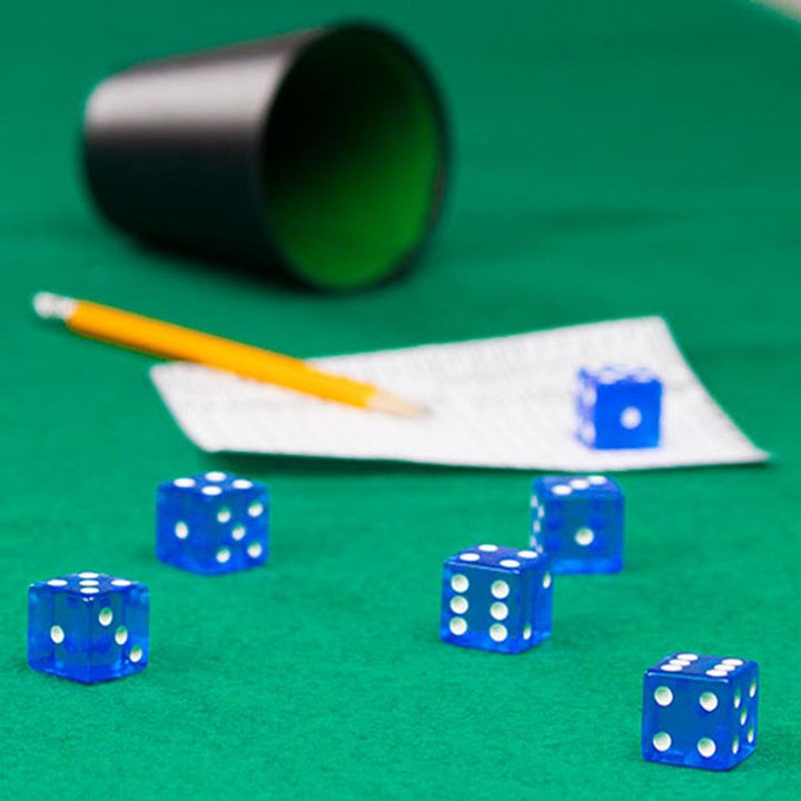 100 Count 19mm Dice (Blue)