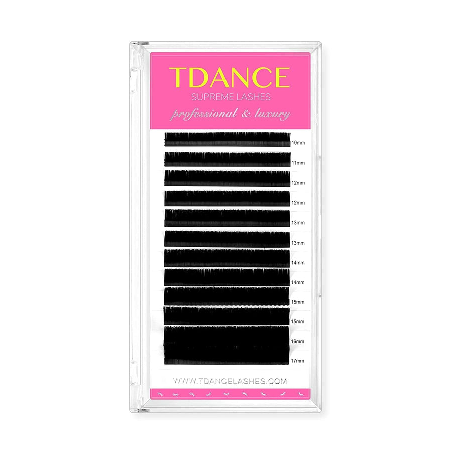 Cc-0.15, Mixed 10-17Mm: Tdance Eyelash Extension Cc Curl 0.15Mm Thickness Semi Permanent Individual Eyelash Extensions Silk Volume Lashes Professional Salon Use Mixed 10-17Mm Len