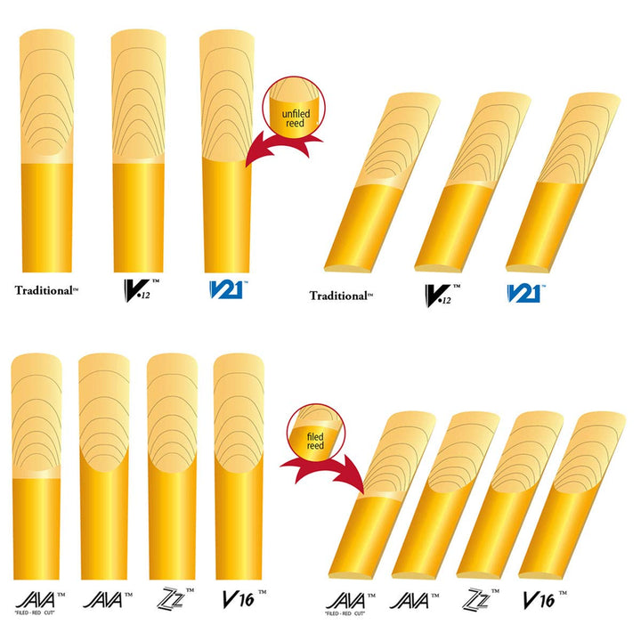 SR8025 Sop Sax V21 Reeds Strength 2.5; Box of 10