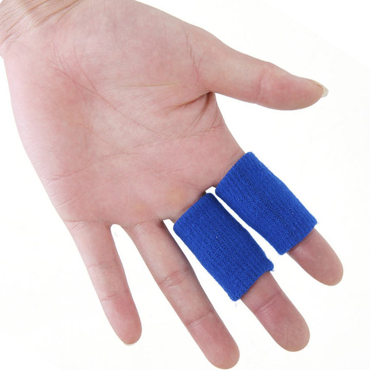 40PCS Sports Finger Splint Guard Bands Finger Sleeves Thumb Braces Support Elastic Compression Protector Braces for Relieving Pain Calluses Arthritis Knuckle