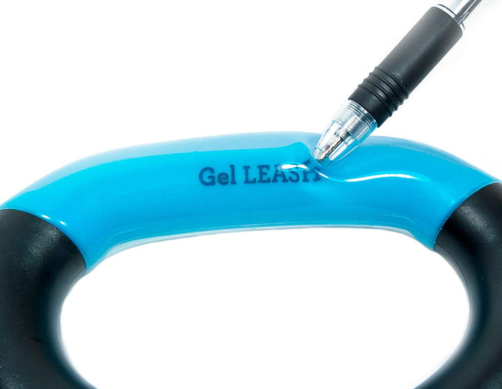 Dual Doggie Gel Rope Leash, Medium/Large Size, Black (dual large)