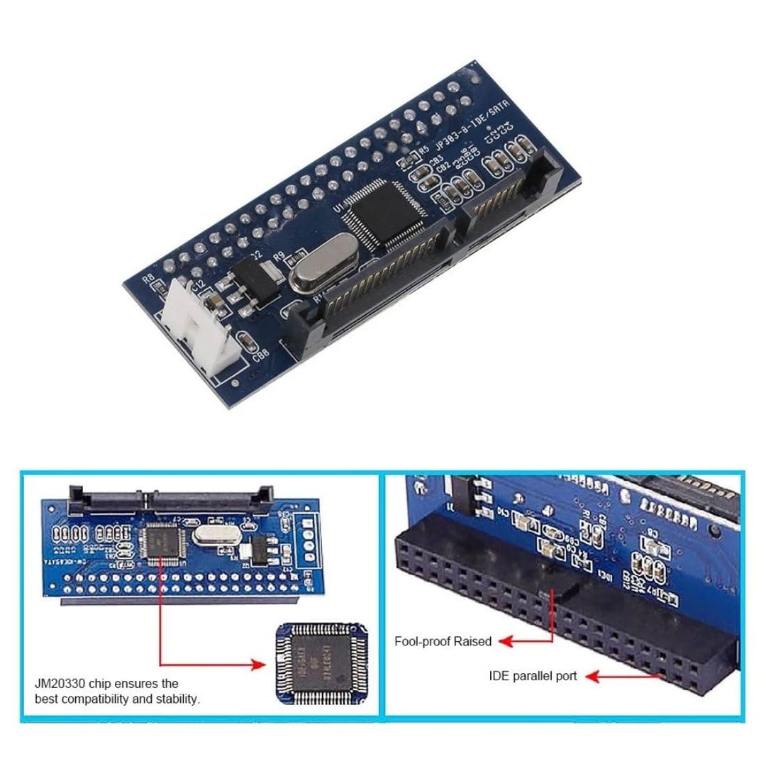 3.5 IDE/PATA 40Pin Hard Disk Drive to SATA Motherboard Adapter Converter