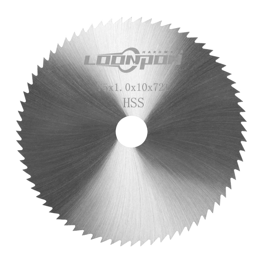 3 Inch HSS Circular Saw Blade 72T for Wood Plastic Metal Tile Cutting with 3/8 Inch Arbor (3 Inch HSS Circular Saw Blade(5Pcs))