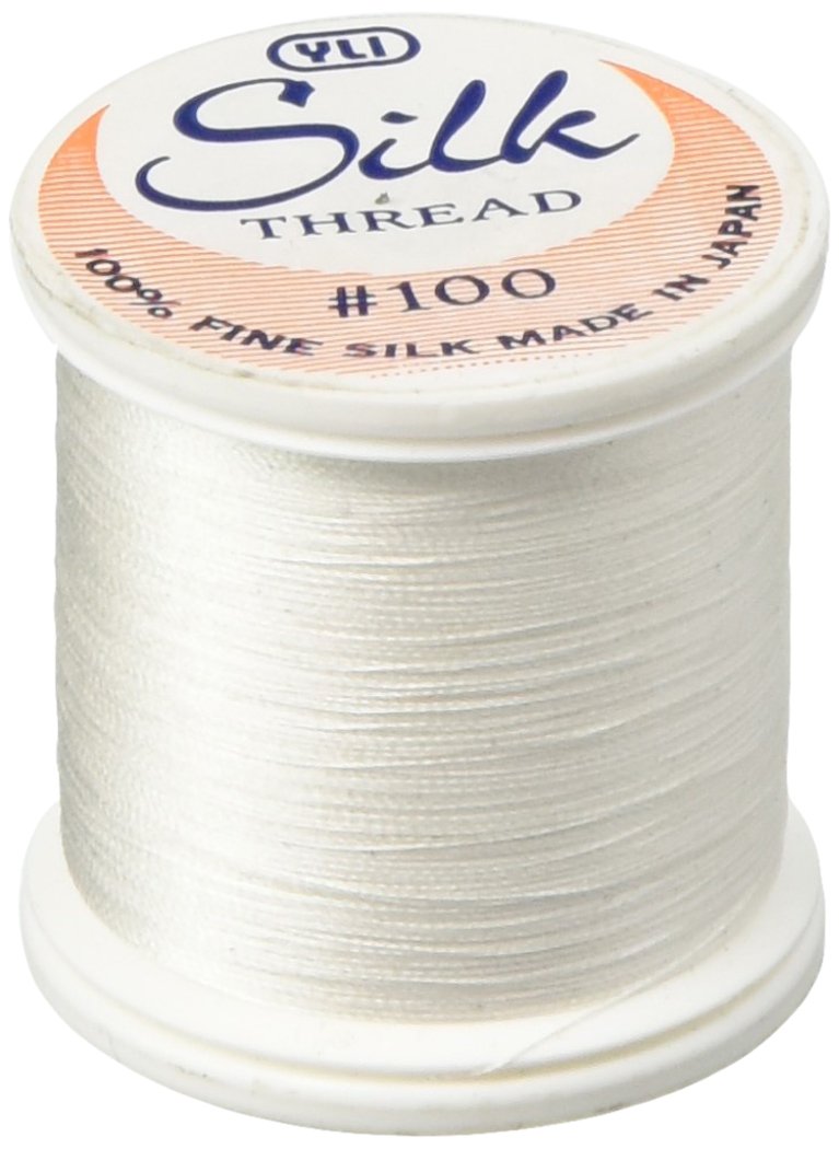 20210-WHT 100wt T-12 Silk Thread, 200m, White
