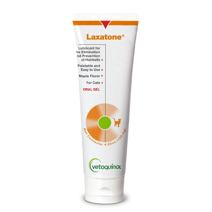 Laxatone: Oral Hairball Lubricant Gel for Cats – Maple-Flavored, 4.25oz – Lubricant for Helping with Hairball Prevention & Elimination – Natural Furball Digestive Relief Support