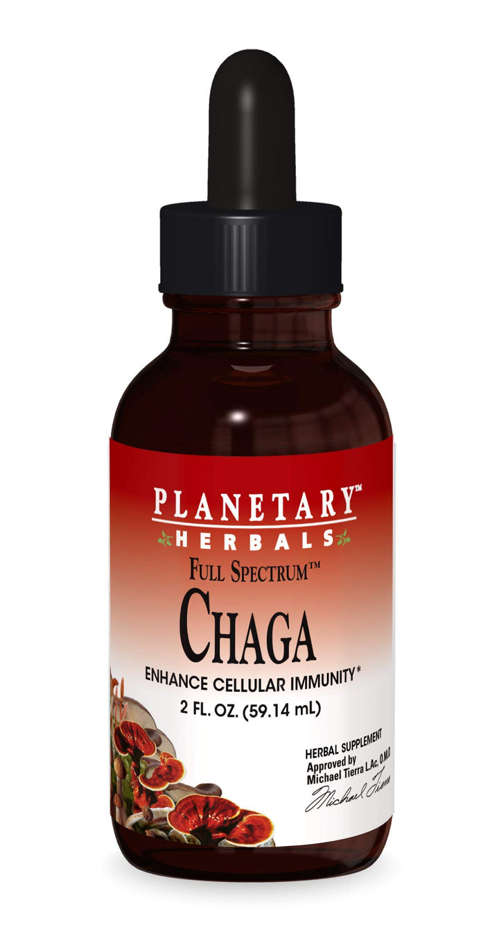 PLANETARY HERBALS Chaga Liquid Full Spectrum Nutritional Supplement, 2 Fluid Ounce