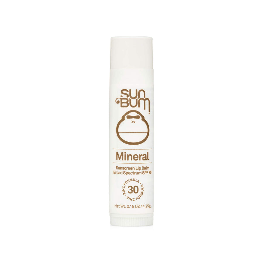 SPF 30 Mineral Sunscreen Lip Balm | Hawaii 104 Act Compliant (Octinoxate & Oxybenzone Free) Broad Spectrum Natural Lip Care with UVA/UVB Protection | .15 oz