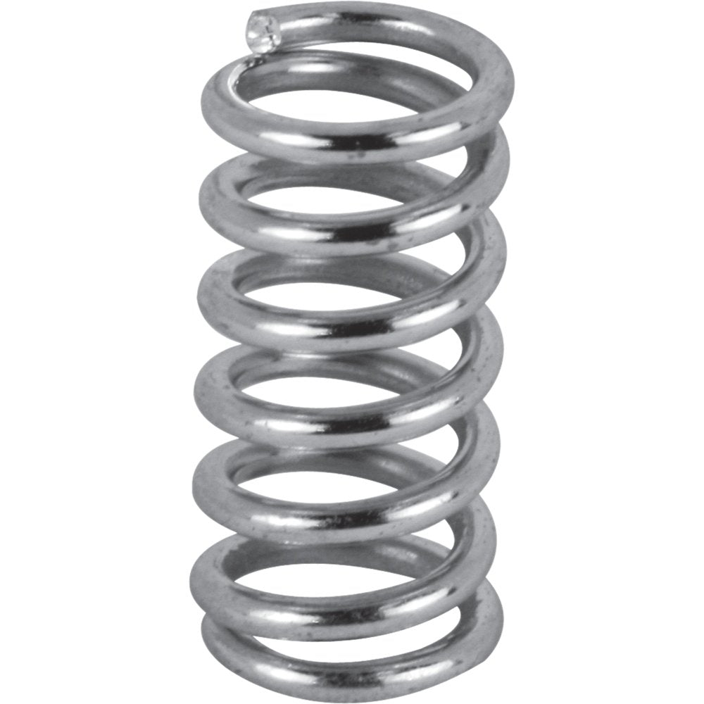 Prime-Line SP 9700 Compression Spring, Spring Steel Construction, Nickel-Plated Finish, 0.035 GA x 1/4 In. x 1/2 In. (6 Pack)