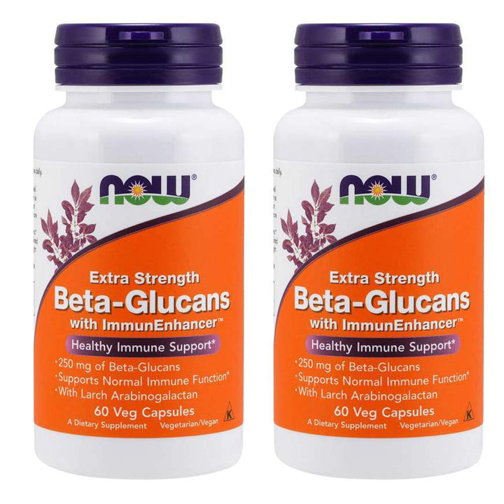 Beta-Glucans with ImmunEnhancerâ„¢ 60 VegiCaps (Pack of 2)
