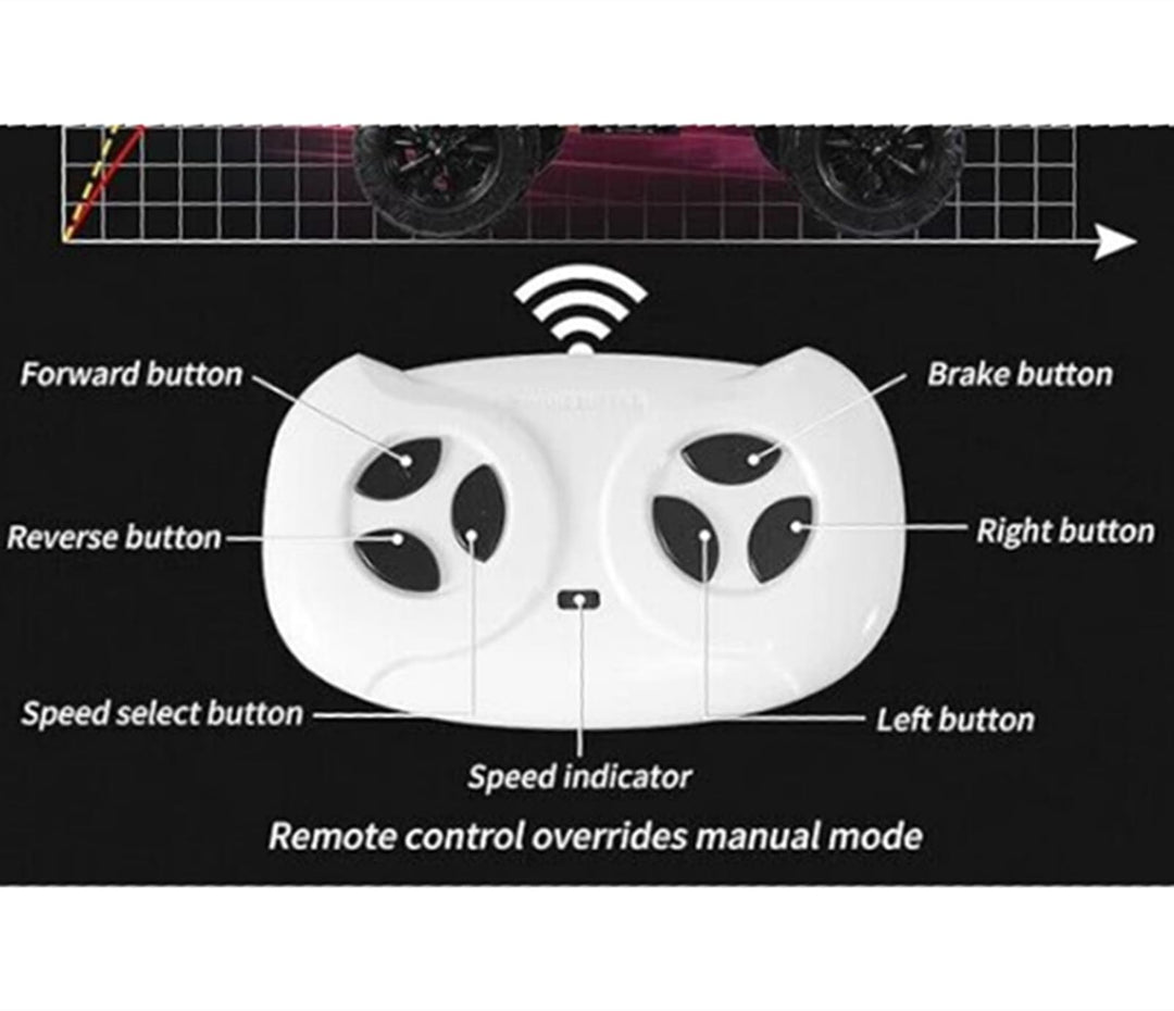 2.4G Bluetooth Remote Control Transmitter Children's Electric Riding Toy Car Replacement Parts White Remote Control,Model JR1602