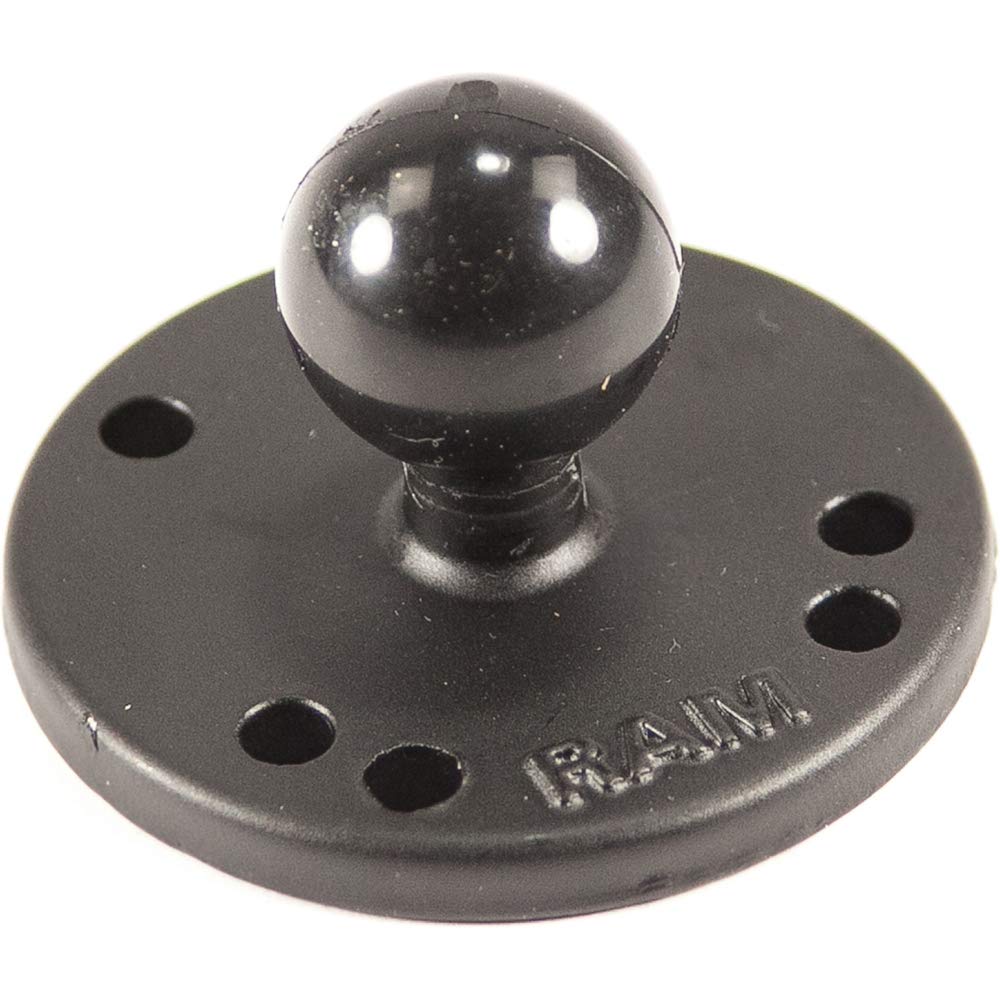 RAM Mounts GPS Round Plate with Ball RAM-B-202U with B Size 1 Ball