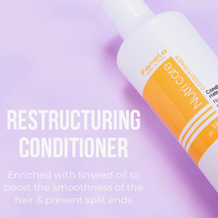 Nutri Care Restructuring Conditioner 11.8 oz - Deep Protein Conditioner for Dry, Damaged, or Chemically Treated Hair - Hydrating & Moisturizing Conditioning Formula for Soft and Silky Hair