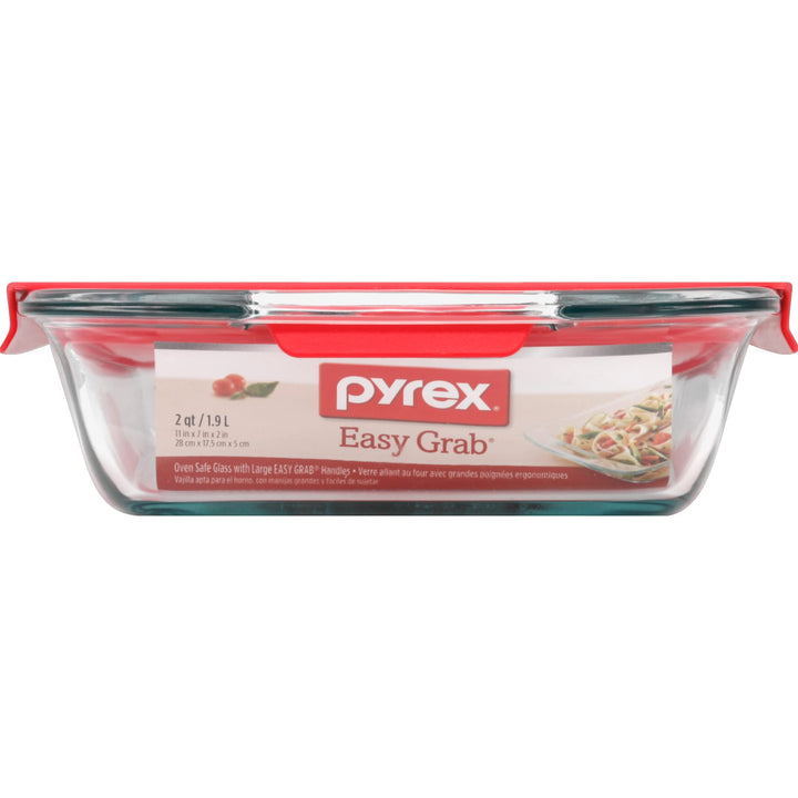 Easy Grab 2-Quart Oblong Glass Bakeware Dish