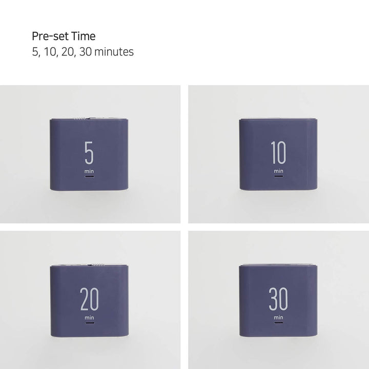Multi Cube Timer/Rotating Flip Timer (Violet), Simple Operation, Digital Clock & Timer, ADHD Timer Block Timer Time Management Timer Classroom Cube 5,10,20,30 min Timer Setting