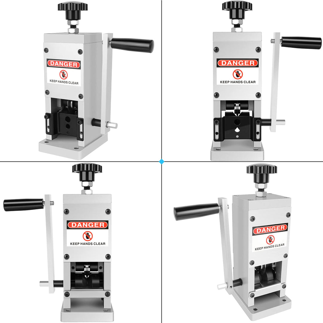 Wire Stripper Machine, Wire Stripper Machine 0.06-0.98 Inch (1.5-25 mm) for Scrap Cable Copper Recycling Hand Crank Wire Stripping Machines