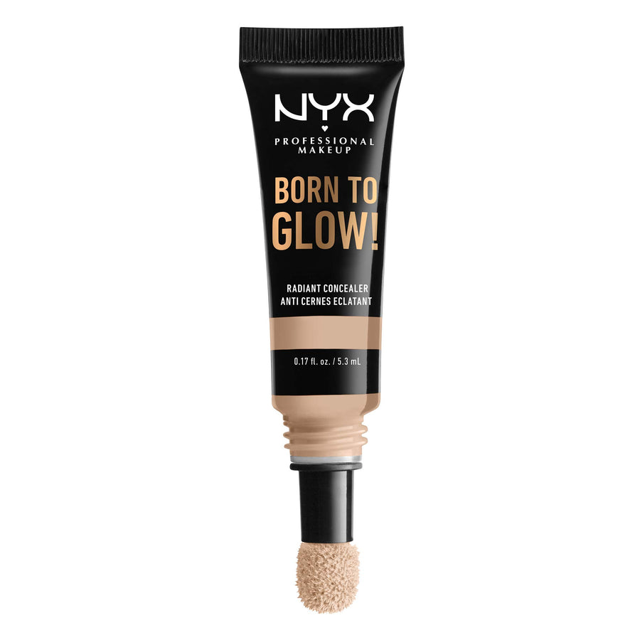 PROFESSIONAL MAKEUP Born To Glow Radiant Concealer, Medium Coverage - Alabaster