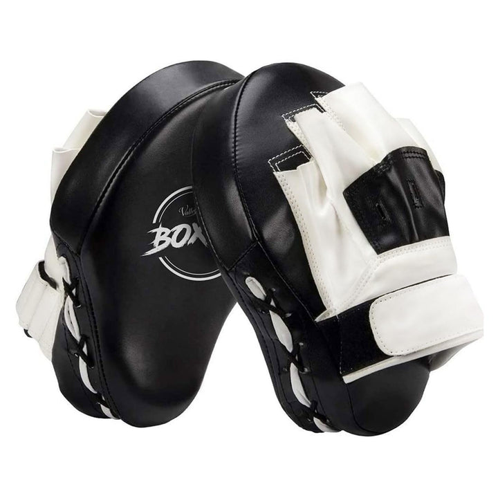 Boxing Curved Focus Punching Mitts- Leatherette Training Hand Pads,Ideal for Karate, Muay Thai Kick, Sparring, Dojo, Martial Arts