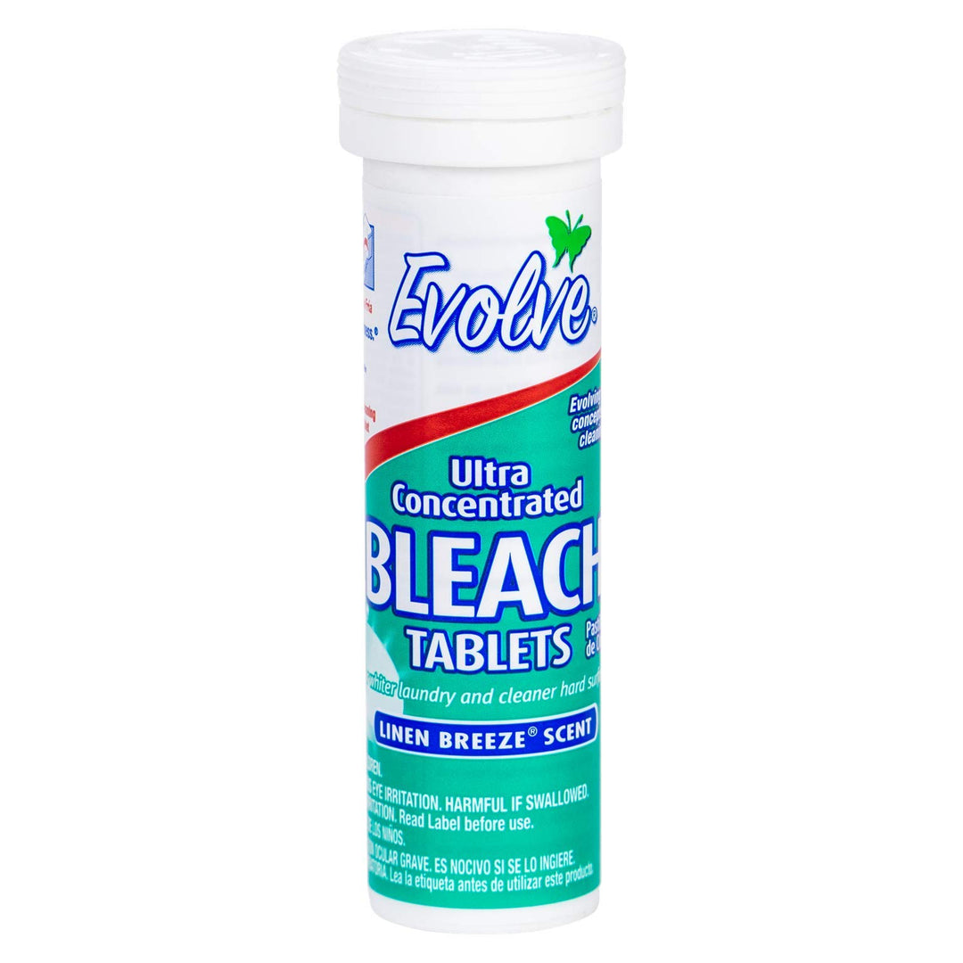 Concentrated Bleach Tablet 8 ct Travel Size Linen Breeze