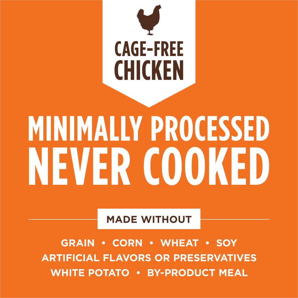 Raw Boost Mixers, Freeze Dried Dog Food Topper, Grain Free - Cage Free Chicken, 14 oz. Bag