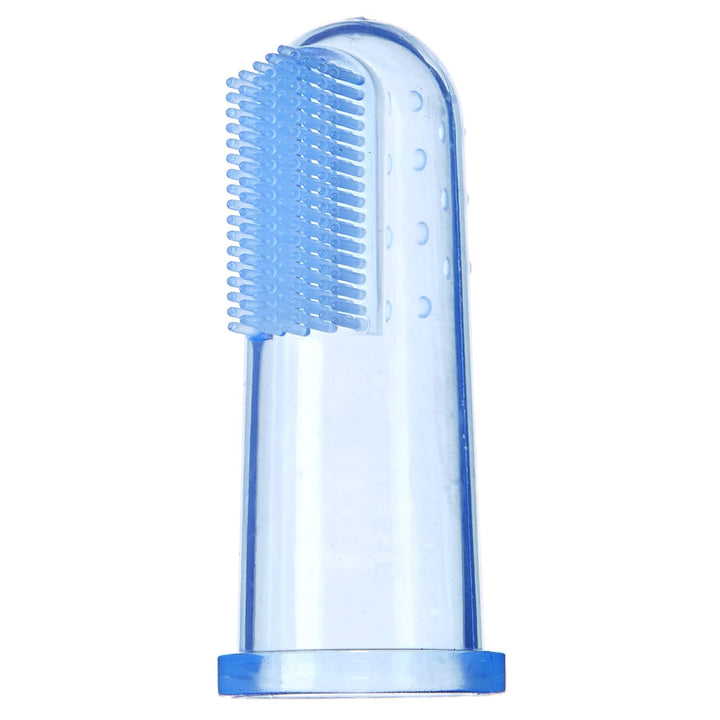 Baby Buddy Finger Toothbrush, Blue-Clear (Pack of 2)