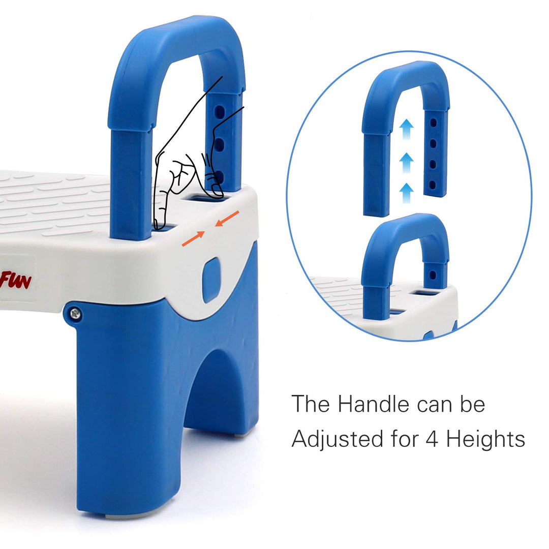 Step Stool for Kids, Toddler Step Stool for Bathroom Sink, Child Step Stool for Potty Training Blue