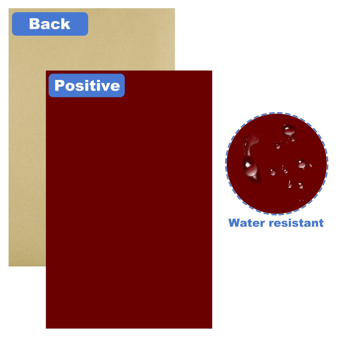 15PCS Red Velvet Fabric Sticky Back Adhesive Back Sheets, Self Adhesive Velvet Fabric for Jewelry Drawer Craft Fabric and Craft Making (8.3 x 11.8) A4 Sheet
