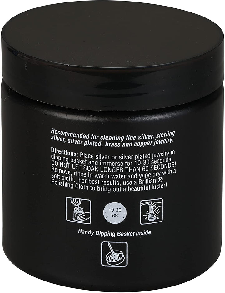 Silver Dip Cleaner, Black 8 Oz