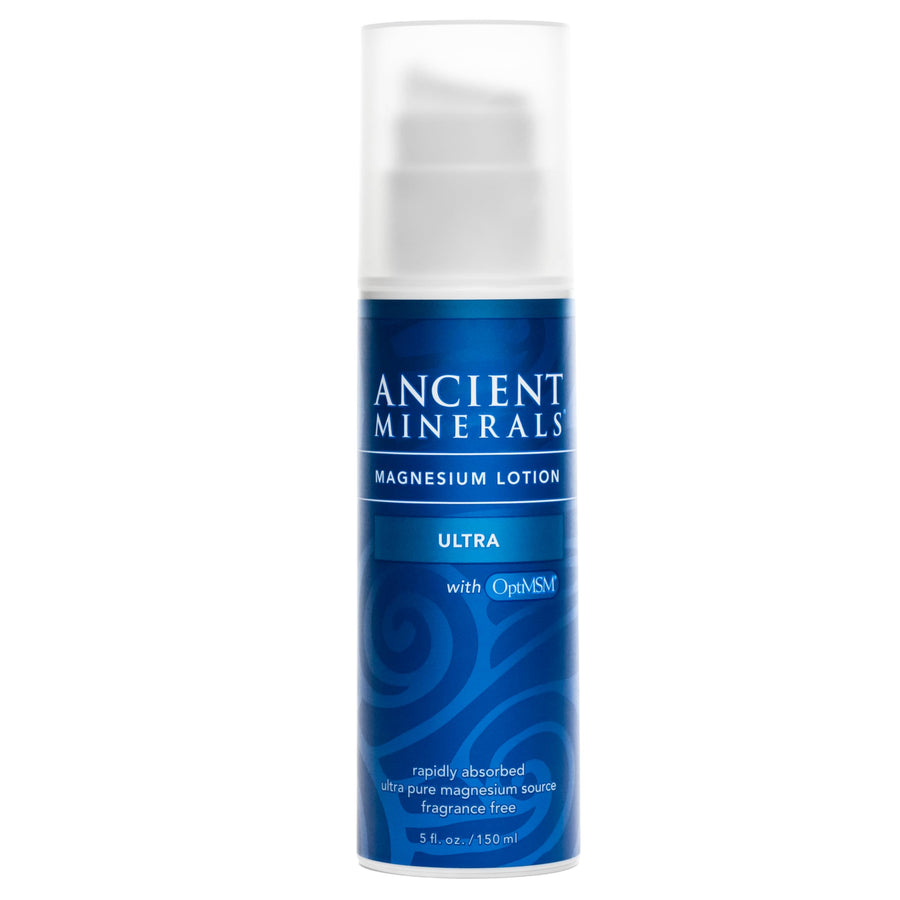 Magnesium Lotion Ultra with MSM pure genuine Zechstein magnesium lotion for topical application (5oz)