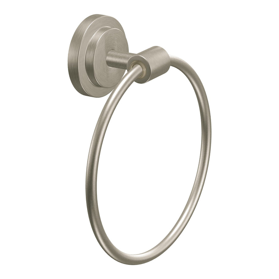 DN0786BN Iso Towel Ring, Brushed Nickel
