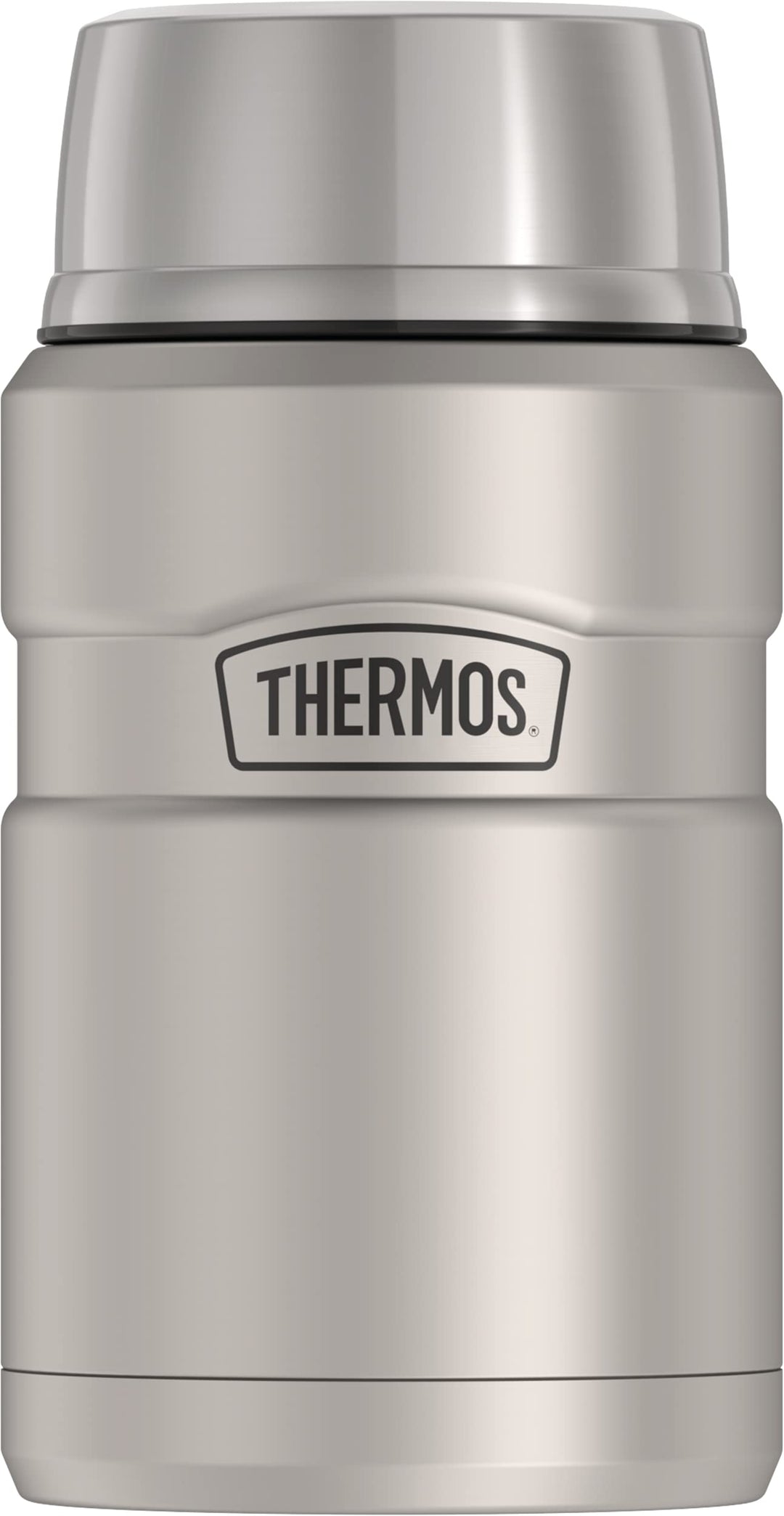 Stainless King Vacuum-Insulated Food Jar, 24 Ounce, Matte Steel