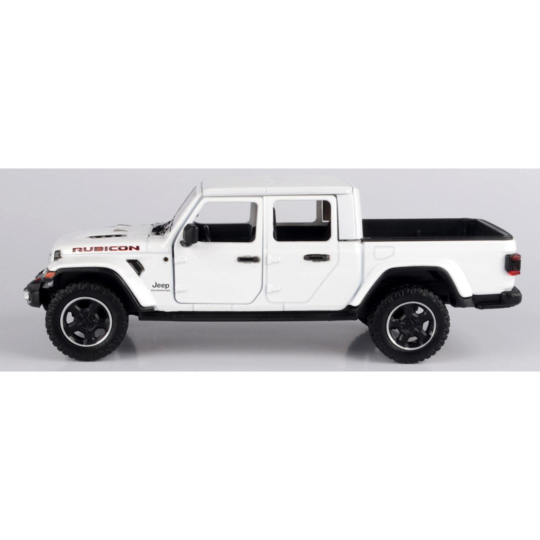 2021 Gladiator Rubicon (Closed Top) Pickup Truck White 1/24-1/27 Diecast Model Car 79368