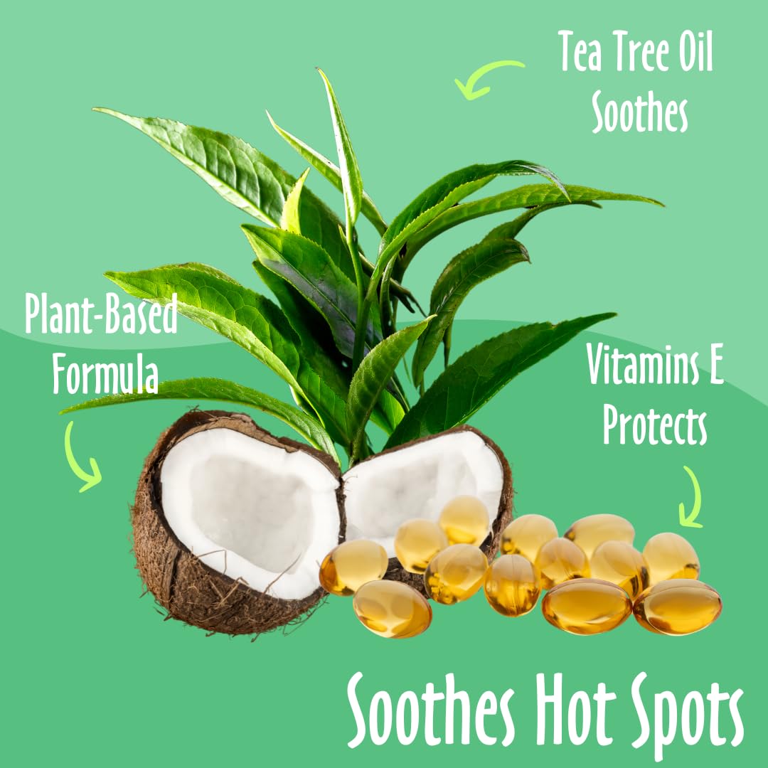 , Hot Spot Relief Pet Shampoo - Tea Tree Oil Hot Spot Treatment for Dogs, Best Dog Shampoo for Itching & Skin Conditions, Made in USA, Cruelty Free Itch Relief for Dogs - 16 Oz (1 Pack)