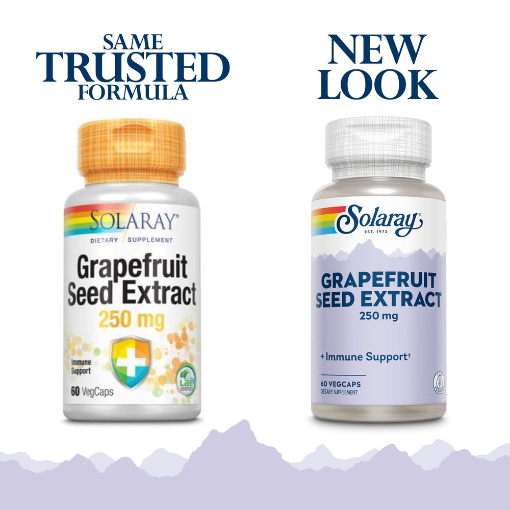 Guaranteed Potency Grapefruit Seed Extract, Veg Cap (Btl-Plastic) 250mg | 60ct