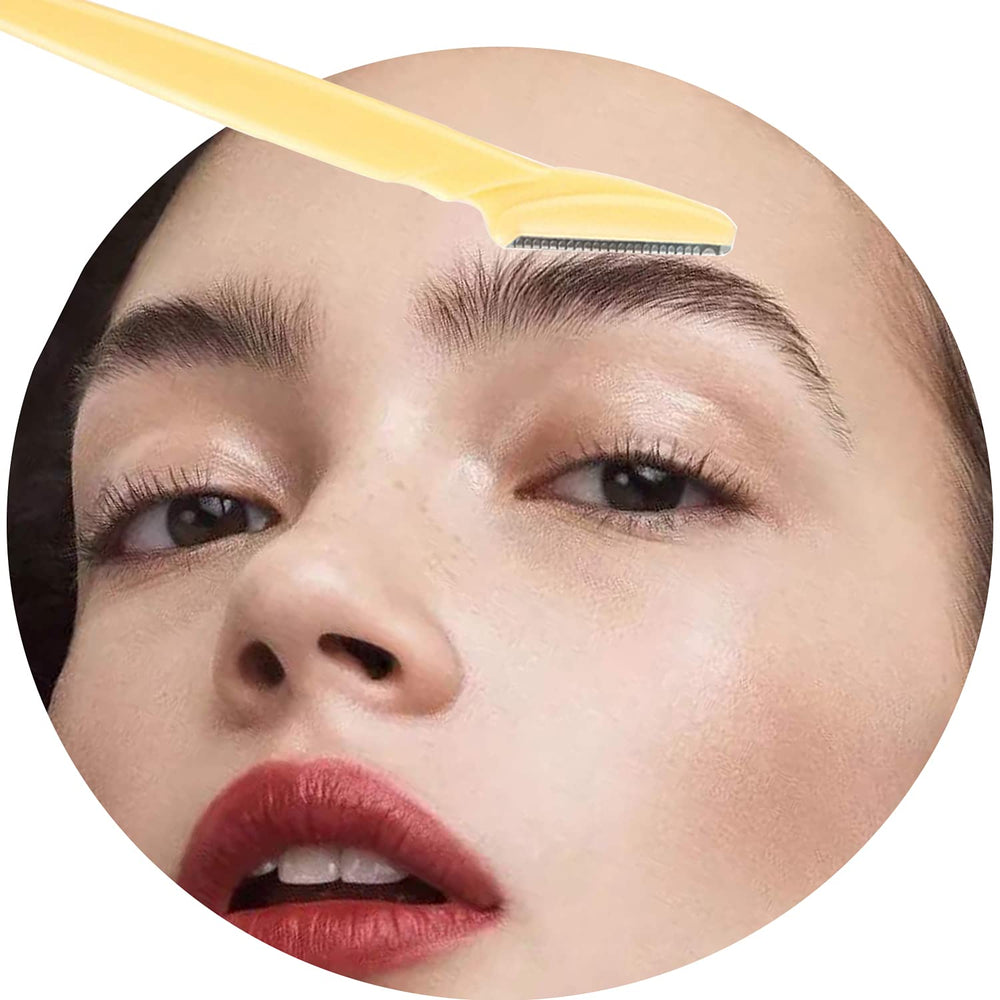 Eyebrow Razor, 20 Pcs Eyebrow Razors Multipurpose Exfoliating Dermaplaning Tool Trimming and Shaving Grooming Eyebrow Face Razor and Eyebrow Shaper For Women and Man