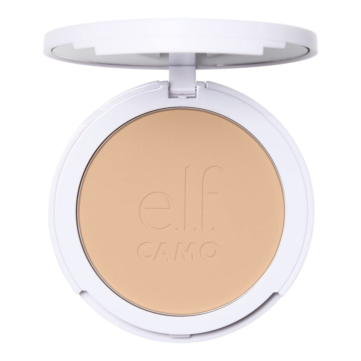 Camo Powder Foundation, Lightweight, Primer-Infused Buildable & Long-Lasting Medium-to-Full Coverage Foundation, Light 210 N