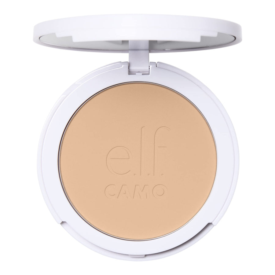 Camo Powder Foundation, Lightweight, Primer-Infused Buildable & Long-Lasting Medium-to-Full Coverage Foundation, Light 210 N