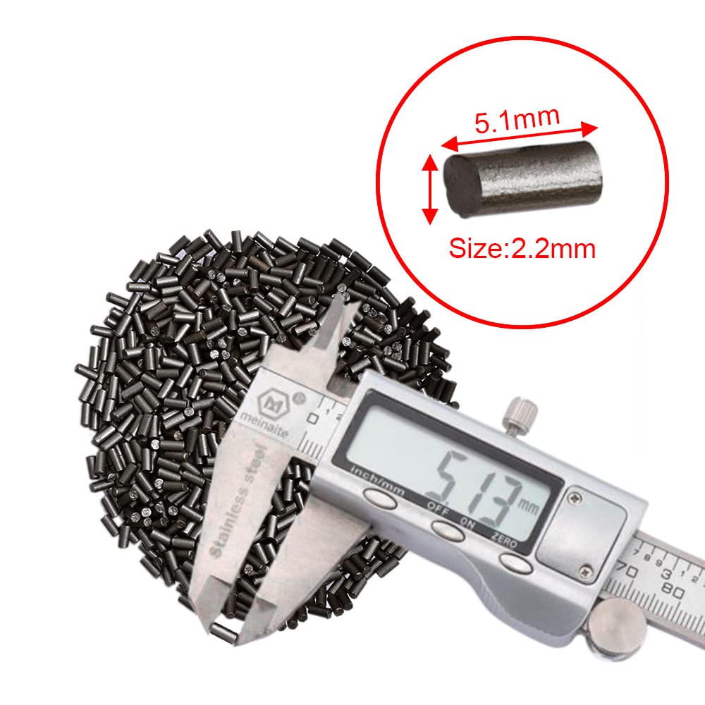 (2.25mm) 60g/Pack(Approx450~500pcs) Ferrocerium Lighter Flint Stone for Petrol or Gas Lighters Accessories #FLQ178-B/G (Black)