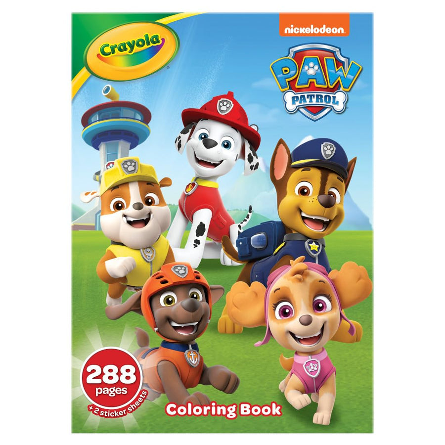 Paw Patrol Coloring Book (288pgs), Kids Coloring Book Pages & Stickers, Paw Patrol Gift & Toys, Toddler Stocking Stuffer