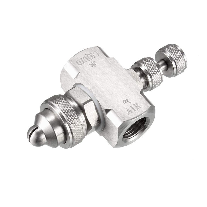 Air Atomizing Nozzle, 1/4BSPT Misting Low Pressure Flat Fan Spray Tip Nozzles