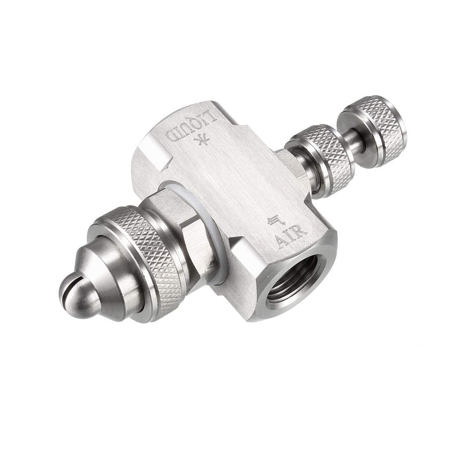 Air Atomizing Nozzle, 1/4BSPT Misting Low Pressure Flat Fan Spray Tip Nozzles