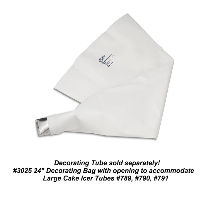 3025 Flex Decorating Bag, Coated Nylon, 24-Inch, Reusable, Use with Tip #798
