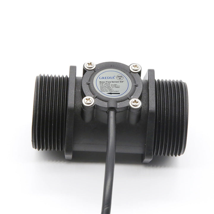 2 Water Flow Sensor Food-Grade Switch Hall Effect Flowmeter Fluid Meter Counter 10-200L/min