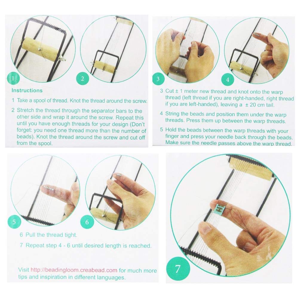 Beading Bead Kit Metal Frame Crafts DIY Beading Jewelry for Necklace Bracelet