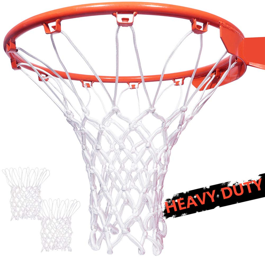 Basketball Net Replacement - Heavy Duty Net in All Weather for Indoor and Outdoor - Fits 12 Loops Rim