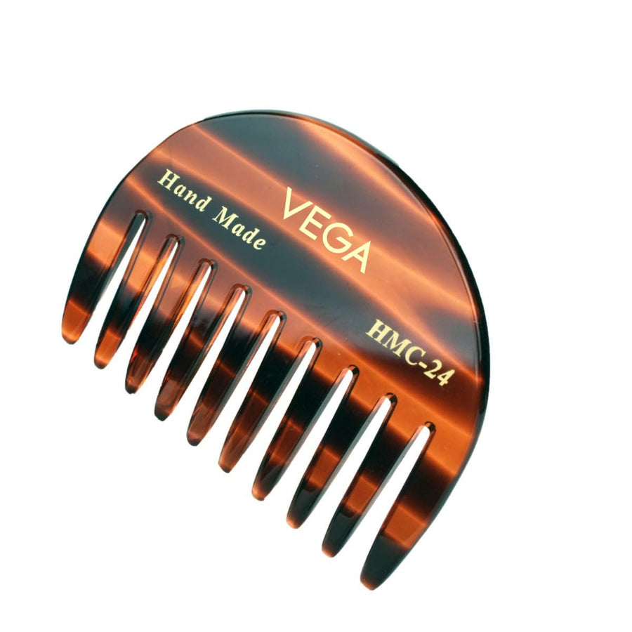 Vega Moon Shampoo Hair Comb, Handmade (India's No.1* Hair Comb Brand)For Men and Women, (HMC-24)